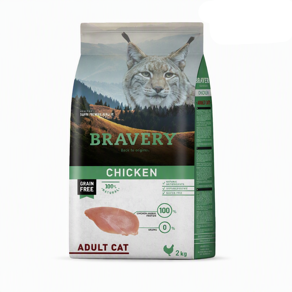 BRAVERY CHICKEN ADULT CAT 2 KG