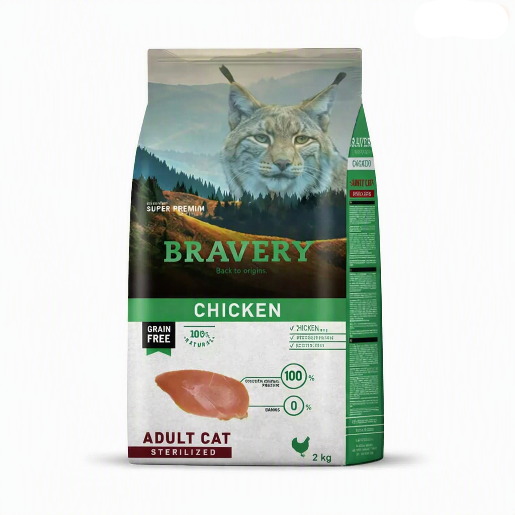 BRAVERY CHICKEN ADULT CAT 7 KG