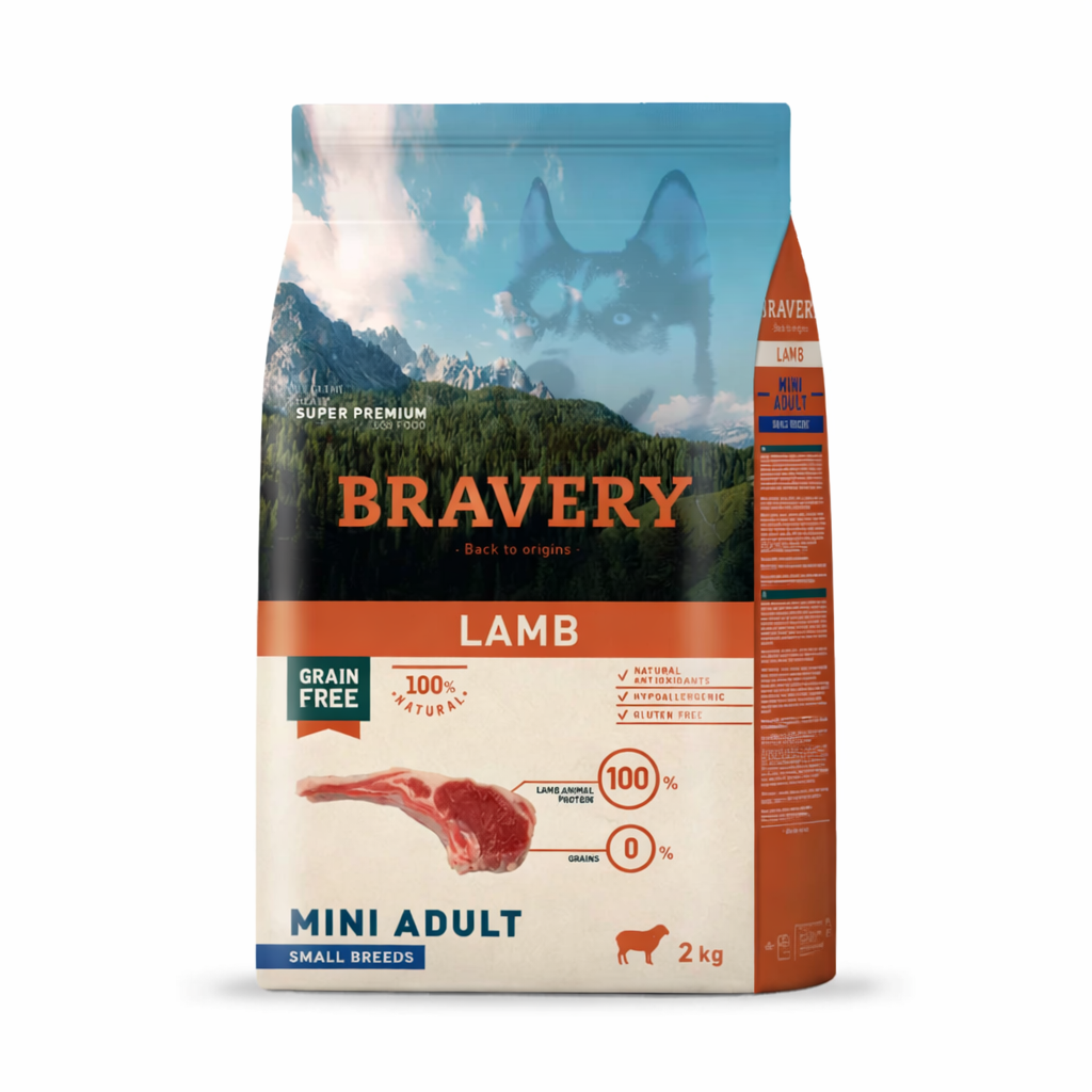 BRAVERY LAMB MINI ADULT SMALL BREEDS 2 KG