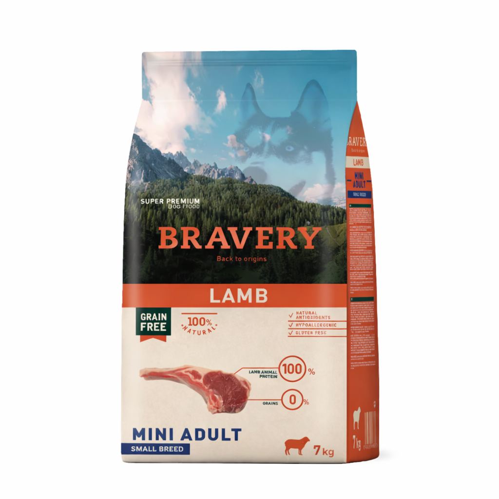 BRAVERY LAMB MINI ADULT SMALL BREEDS 7 KG