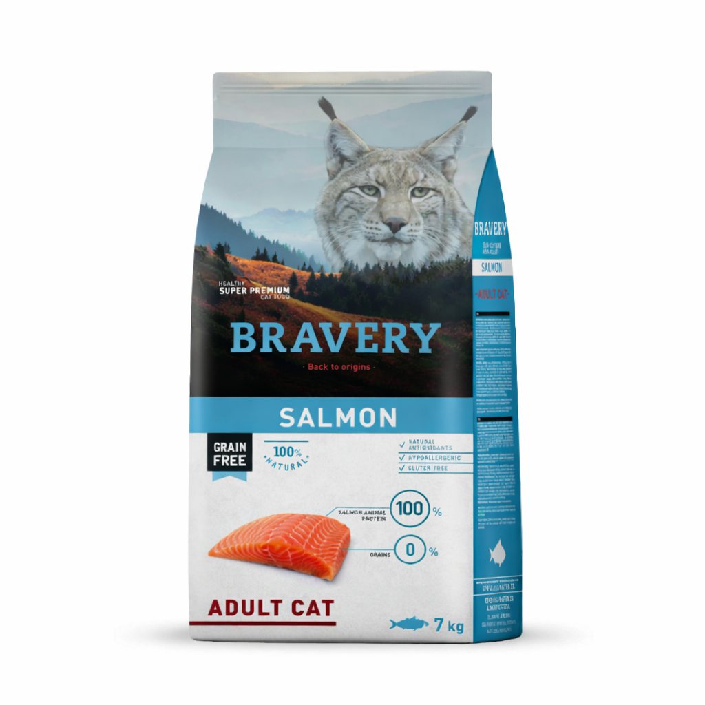BRAVERY SALMON ADULT CAT 7 KG