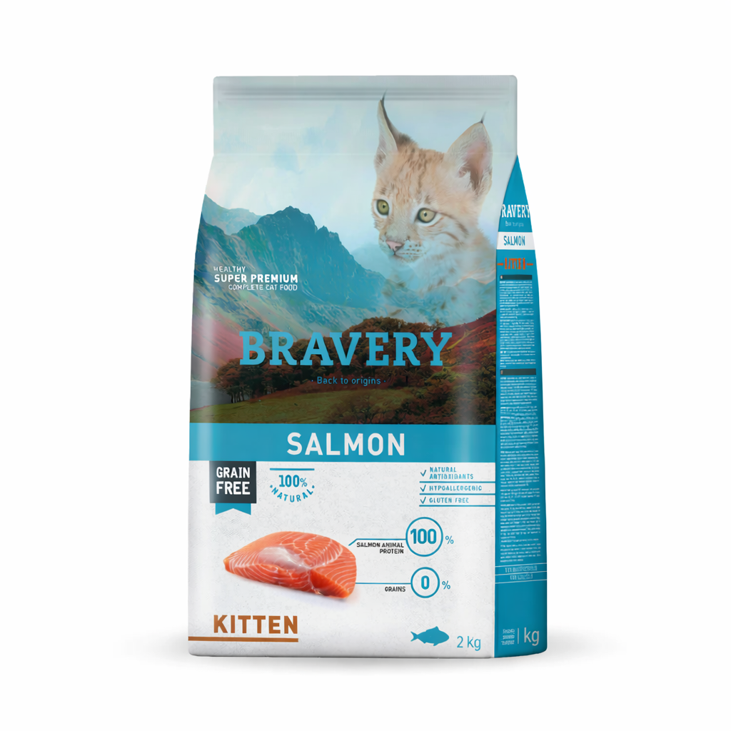 BRAVERY SALMON KITTEN 2 KG