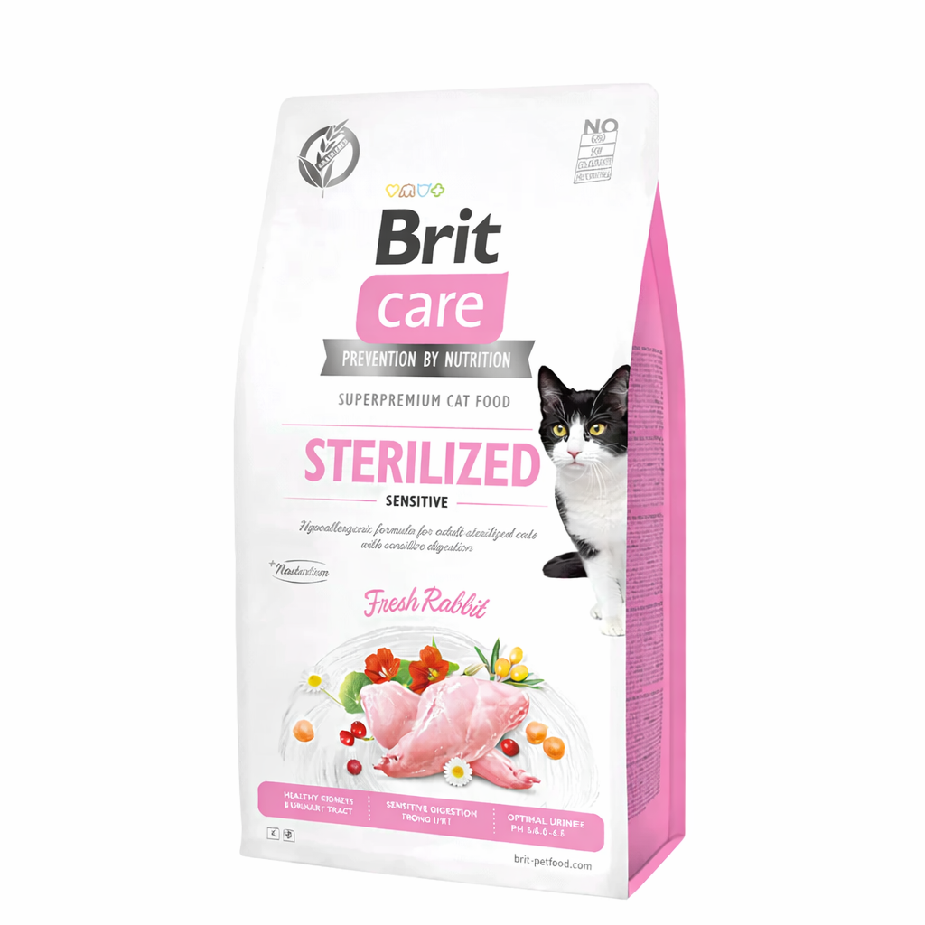 BRIT CARE CAT GF STERILIZED SENSITIVE 7KG