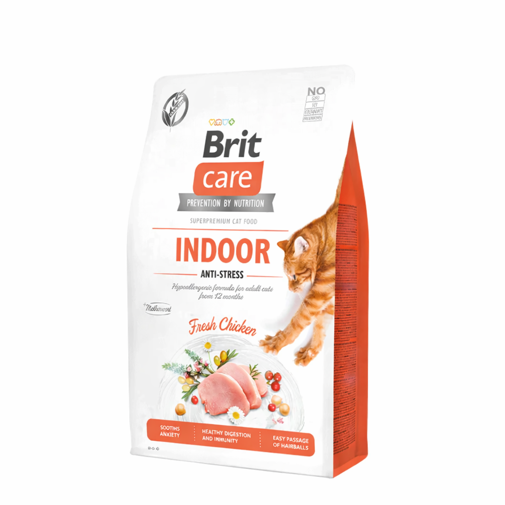 BRIT CARE CAT GRAIN-FREE INDOOR ANTI-STRESS 2 KG