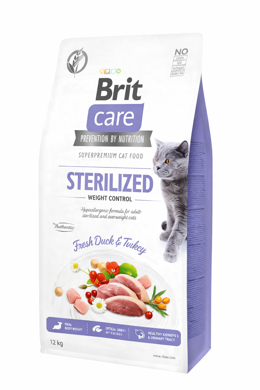 BRIT CARE CAT GRAIN-FREE STERILIZED WEIGHT CONTROL 7 KG