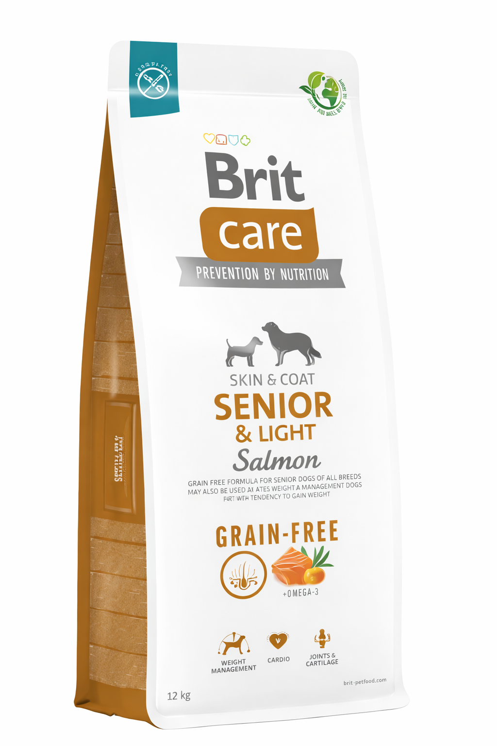 BRIT CARE DOG GRAIN-FREE SENIOR & LIGHT SALMON 12 kg