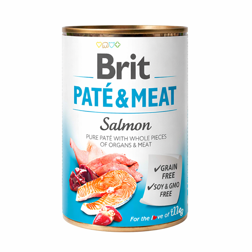 BRIT PATE & MEAT SALMON 400 G