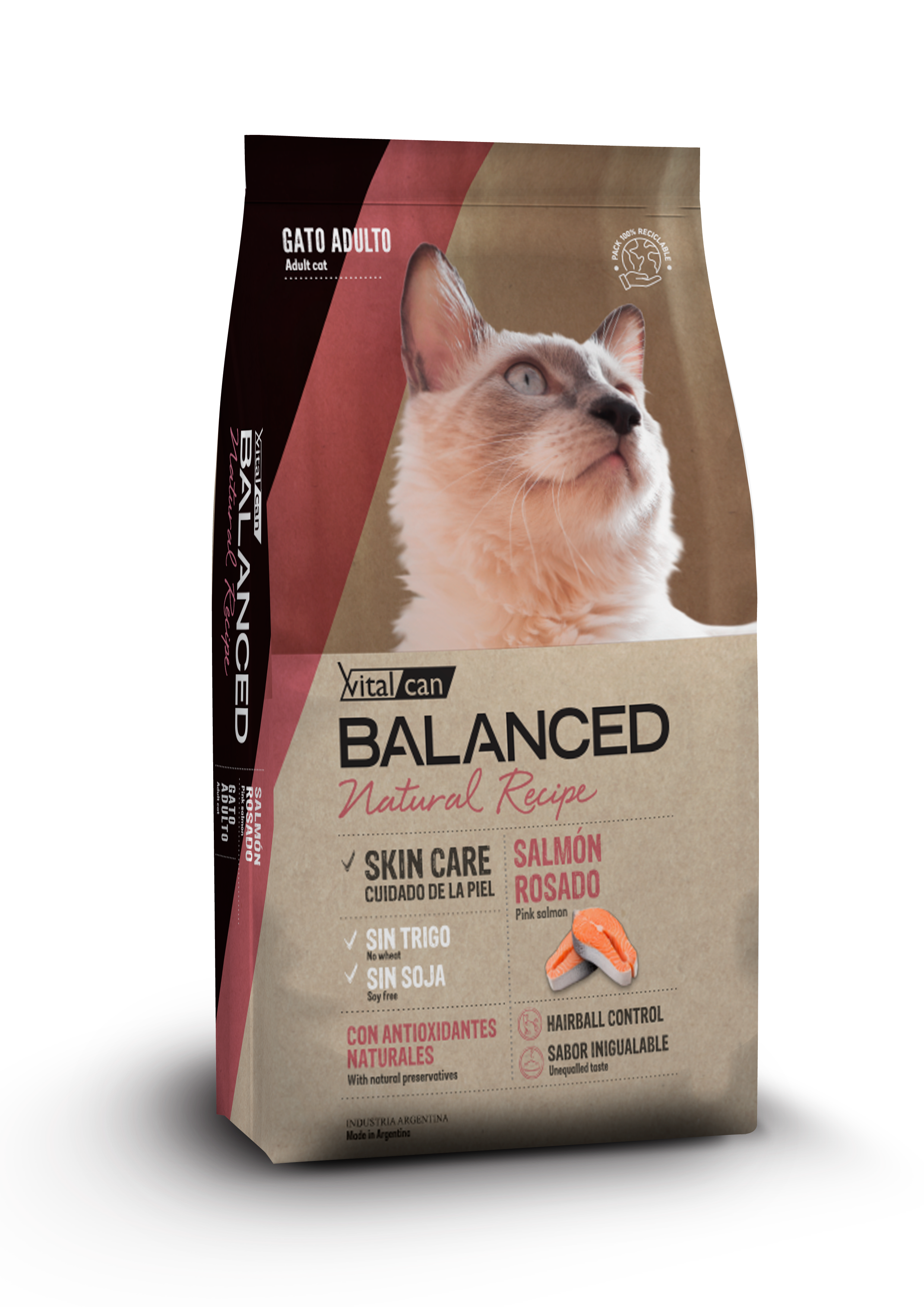 Balanced Gato Natural Recipe Salmon 3 Kg