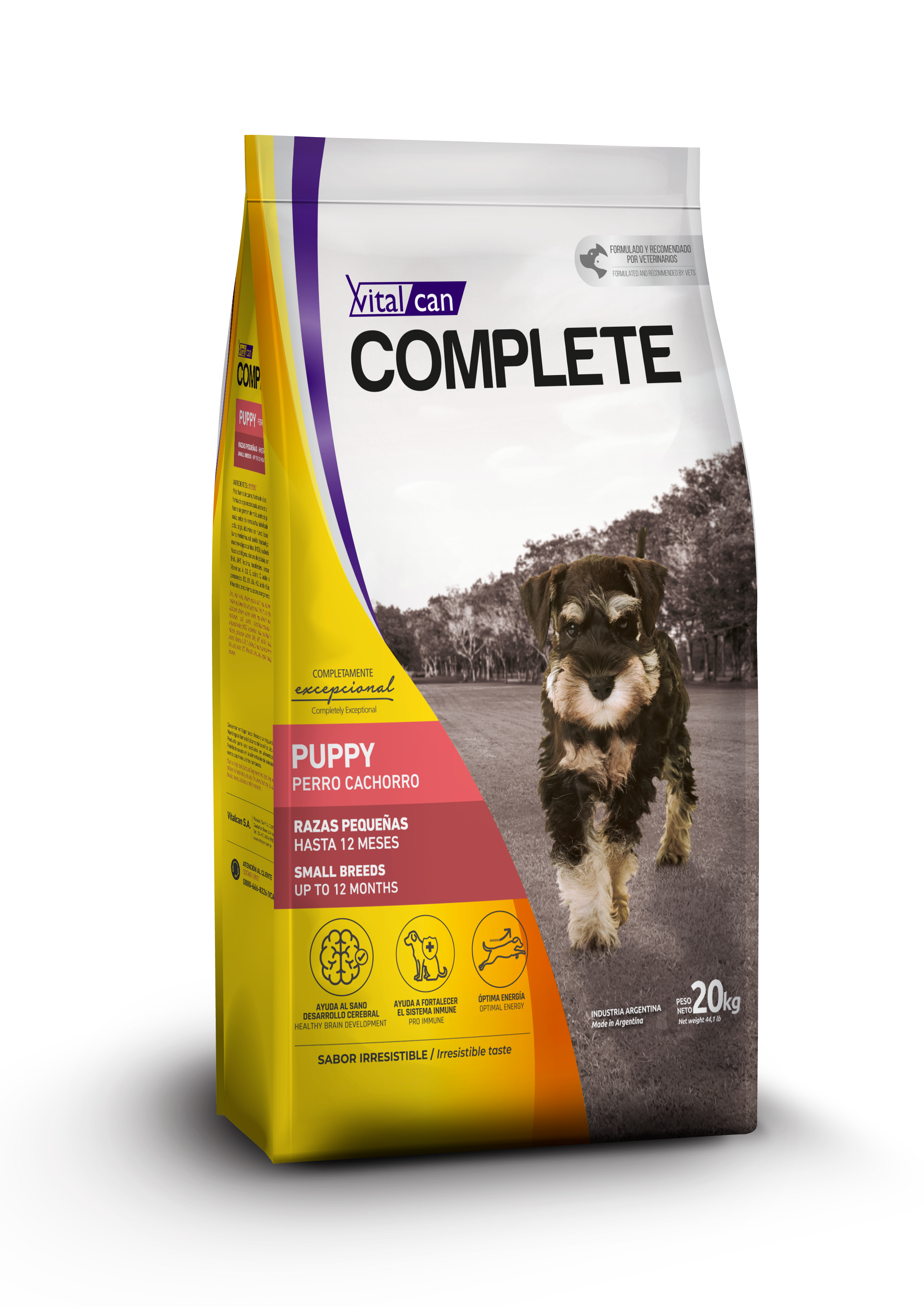Complete Perro Cachorro Raza Pequeña 20 Kg