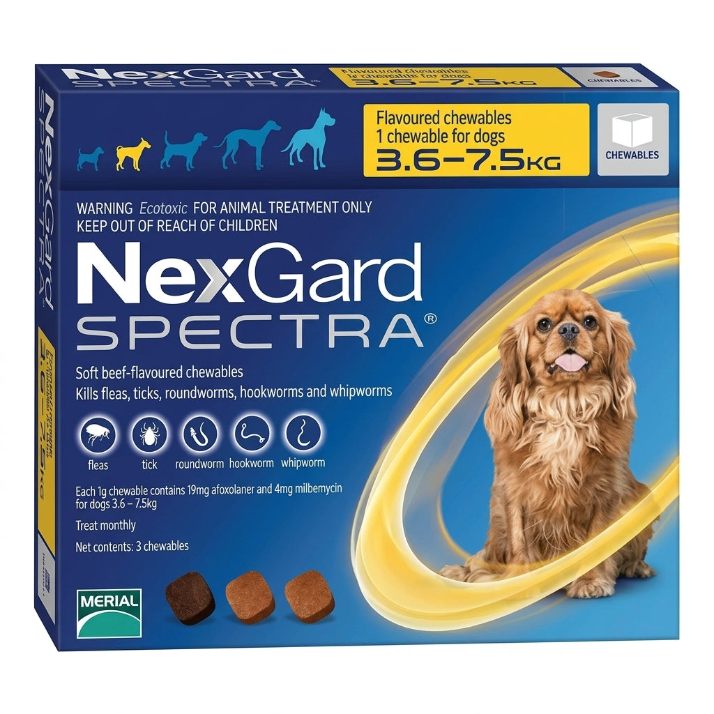 NEXGARD SPECTRA 3,6 A 7,5 KG 1 COMP