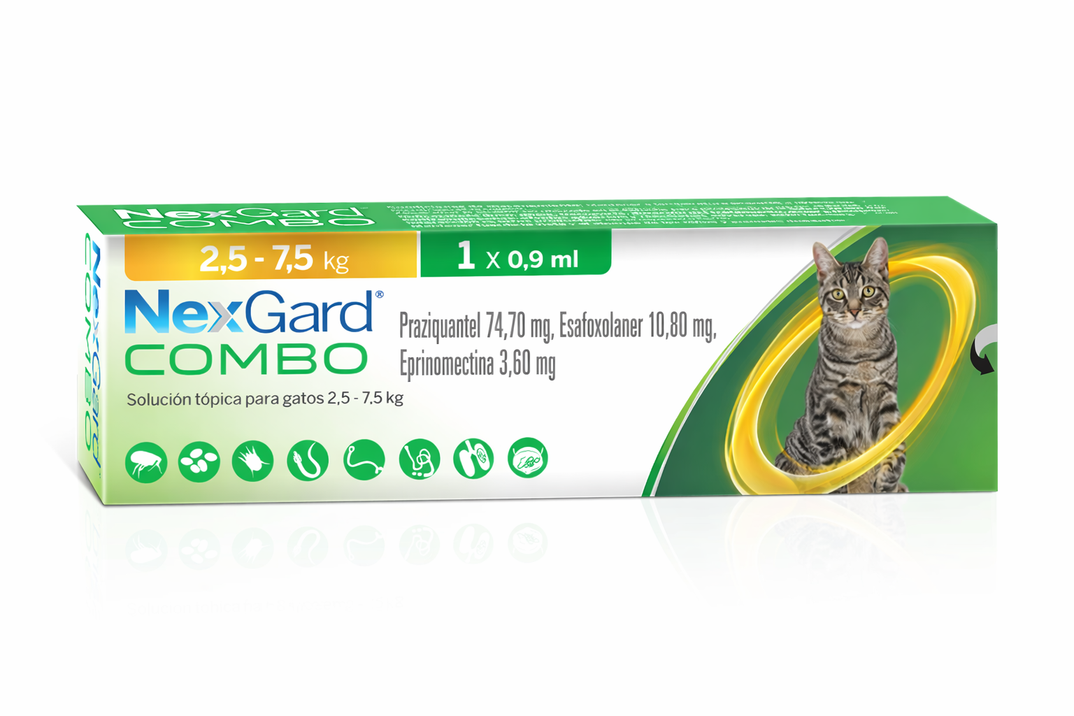 Nexgard Combo Gatos 2,5 a 7,5 kg