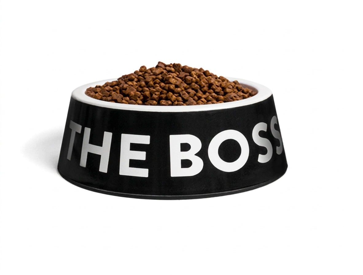 Zeedog Bowl I´m The Boss Black Dog Small
